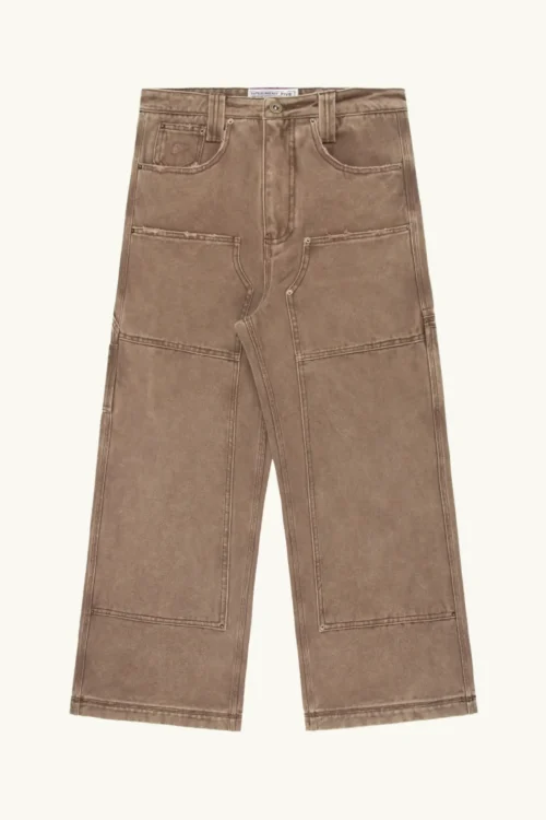 Double Knee Carpenter Pants Brown