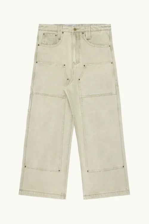 Double Knee Carpenter Pants Stone