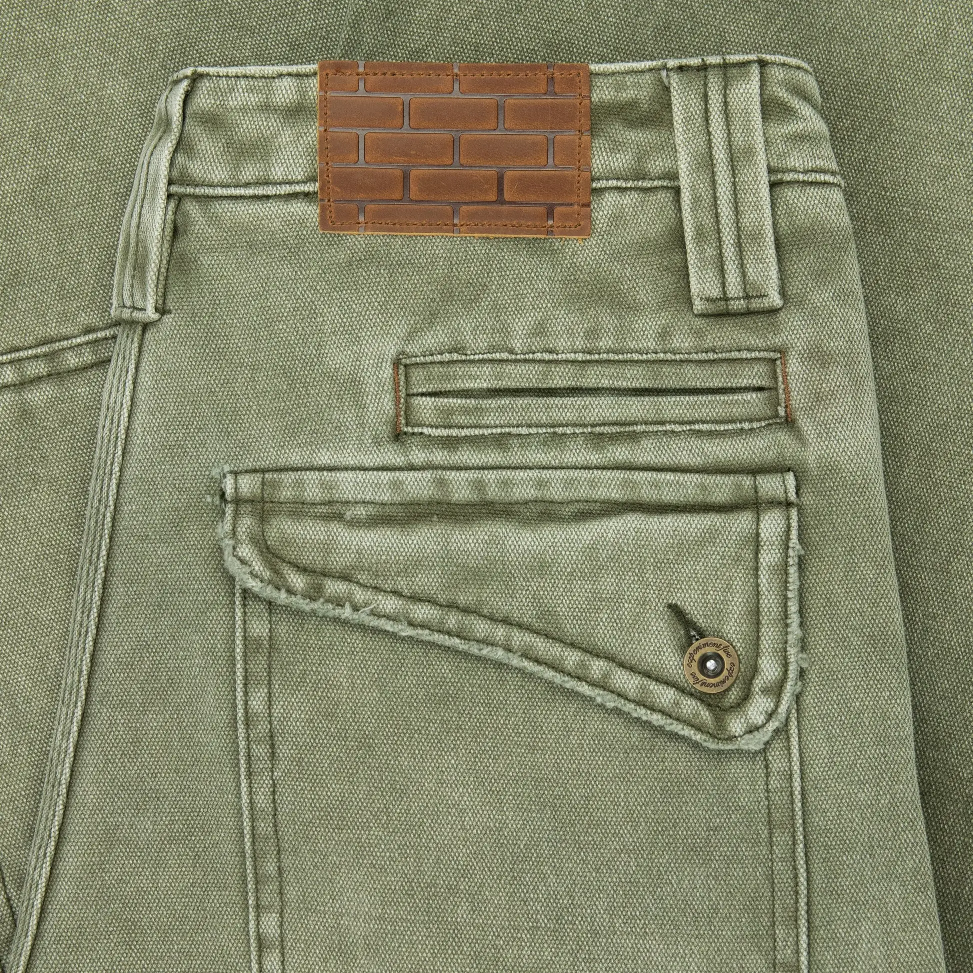 Experiment Five Double Knee Carpenter Pants Green - Image 3