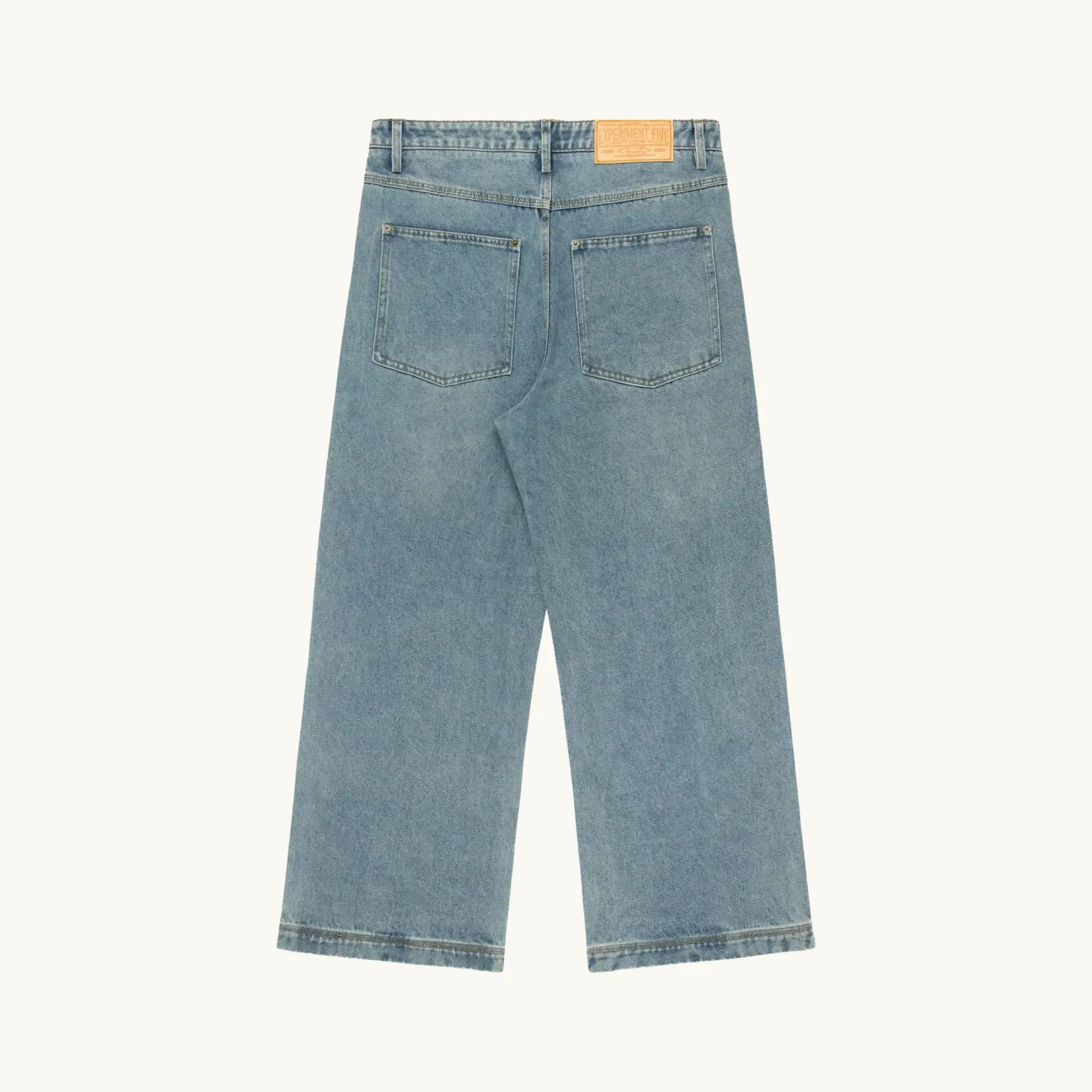 Experiment Five Double Knee Danim Jeans Blue - Image 2